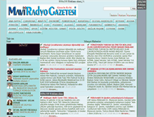 Tablet Screenshot of maviradyogazetesi.com